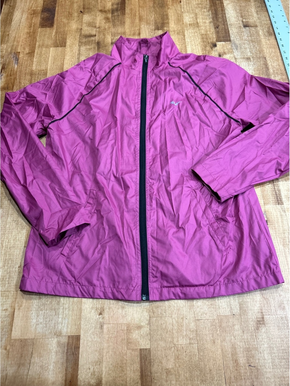 Everlast Women's Lightweight Pink Windbreaker Jacket Large